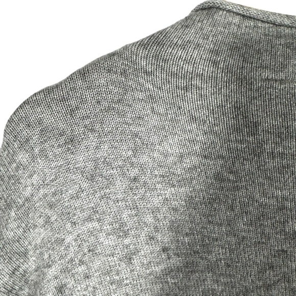 Anthropologie Moth Saskia Rolled Neck Tunic Sweater, Light Grey, Size Large - Picture 10 of 14